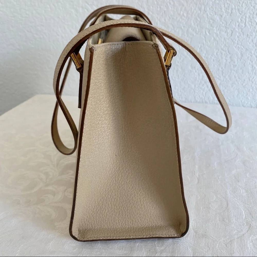 Kate spade beige Italian leather bag